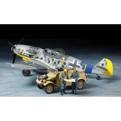 TAMIYA 25204 MESSERSCHMITT BF109G-6 + KÛBELWAGEN