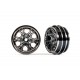 Traxxas Jante Bronco Chrome Noir 1.0" (x2) TRX-4M 9770-BLKCR