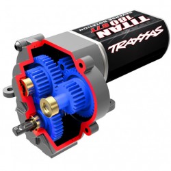 Traxxas Transmission Complète Grande Vitesse avec Moteur TRX-4M 9791X