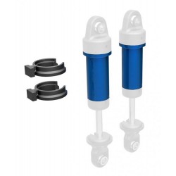 Traxxas Body, GTM shock, 6061-T6 aluminum (blue-anodized) (includes spring pre-load spacers) (2) 9763-BLUE