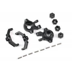 Steering blocks, left & right/ caster blocks (c-hubs), left & right