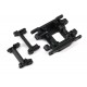 Skidplate, center/ bumper mount, front/ bumper mount, rear