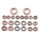 Bushing set, complete (3x6x2.5mm (8), 5x8x2.5mm (4), 4x8x3mm (4), 8x12x3.5mm (2), 3.5x7x2.5mm (4))