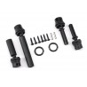Driveshafts, center, assembled (front & rear)