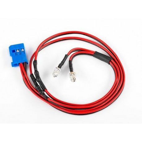 Traxxas 9786 Wire harness, LED lights (front)/ zip ties (2)