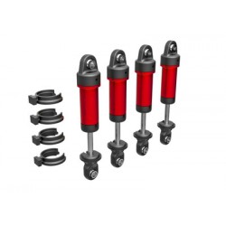 Shocks, GTM, 6061-T6 aluminum (red-anodized) (fully assembled w/o springs) (4)