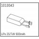 ABSIMA BATTERIE LIPO 2S 7.4V 600 MAH