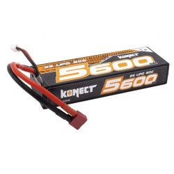 KONECT LIPO 5600MAH 7.4V 60C 2S1P 41.4WH (SLIM PACK DEAN )