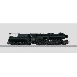 37154 locomotive à vapeur avec tender attelé