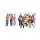 Carrera 21128 set de figurines (15 pcs)