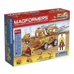 Magformers - Ensemble de véhicules de construction XL de 37 pièces 63080
