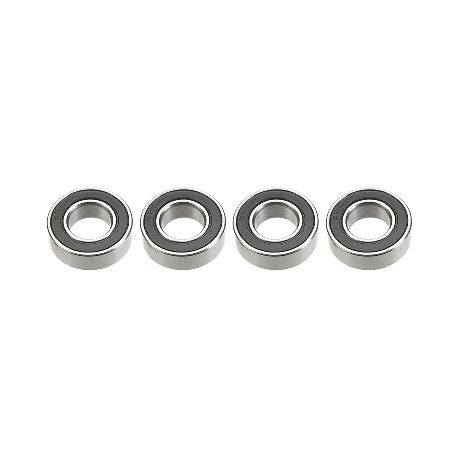 evtec - Roulement à billes - acier chromé - ABEC 3 - Flasque caoutchouc - 8X16X5 - 688-2RS - 4 pcs