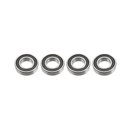 Revtec - Roulement à billes - acier chromé - ABEC 3 - Flasque caoutchouc - 12X24X6 - 6901-2RS - 4 pcs