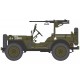 AIRFIX MAQUETTE MILITAIRE A55117A SMALL STARTER SET WILLYS MB JEEP AVEC REMORQUE ET CANON 1/72 A55117A