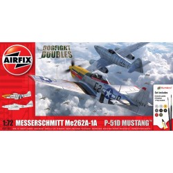 Airfix 50183 Messerschmitt Me262 & P-51D Mustang Dogfight Double 1:72