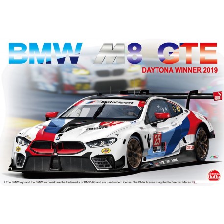 NuNu Model Kit NU-24010 1/24 BMW M8 GTE DAYTONA 2019 WINNER n°25