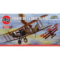 Airfix A02141V Fokker DR.1 & Bristol F.2B Dogfight Double