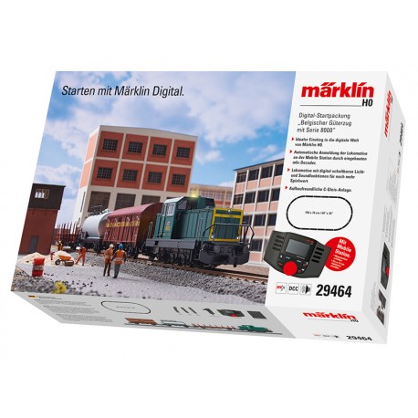 Marklin 29464 Coffret de départ numérique "Train marchandises belge avec série 8000"