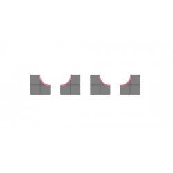 Kyosho Mini-Z Grand Prix Circuit50 Large Corner Set (16pcs) K.87053-02B