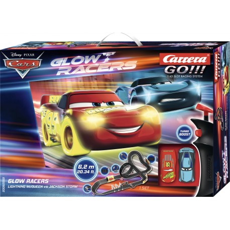 Carrera GO!!! 62559 Coffret Disney Cars - Glow Racers