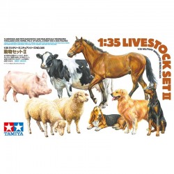 Tamiya 35385 Diorama Livestock - Kit plastique Set II