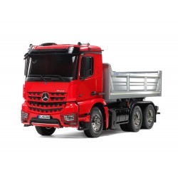 Tamiya 56361 Mercedes Arocs 3348 benne version peint en rouge