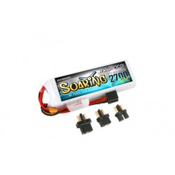 Gens ace Soaring 2700mAh 11.1V 30C 3S1P LiPo Battery Pack with EC3/XT60/T-plug