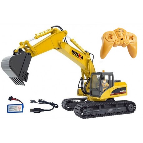 HUINA 1/14 SCALE RC EXCAVATOR 2.4G 15CH W/DIE CAST BUCKET