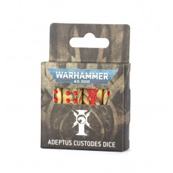 Warhammer 40k :SET DE DÉS DE L'ADEPTUS CUSTODES