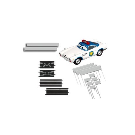 Carrera DISNEY/PIXAR CARS 2 KIT D‘EXTENSION / VÉHICULES "SECURITY FINN MCMISSILE" 61660