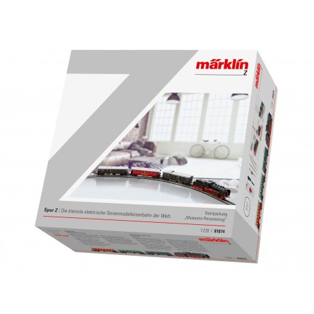 Märklin 81874 Coffret de départ "Train voyageurs-musée" avec locomotive à vapeur BR 24 - Voie Z