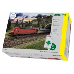 Minitrix 11150 voie N Coffret de départ "InterCity" avec un train de voyageurs DB AG, époque VI - Voie N