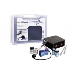 Revell 39195 Airbrush Basic Set avec compresseur Version 2023