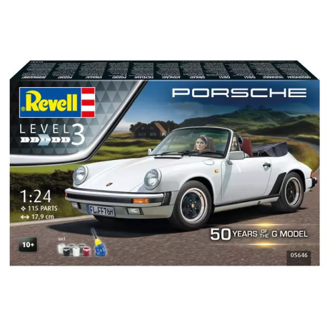 REVELL Coffret cadeau 50 ans de Porsche 911 modèle G 1/24