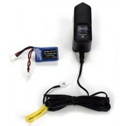 Combo Xcelorin Chargeur et batterie LiPo 15C 250mAh: Micro SCT, Rally (LOSB9635)