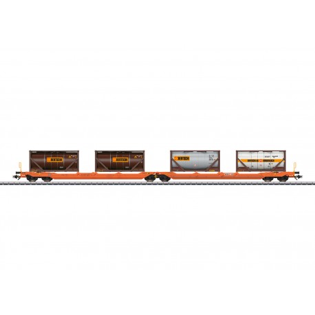 Märklin 47471Double wagon-poche Sdggmrss - Voie H0