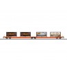 Märklin 47471Double wagon-poche Sdggmrss - Voie H0