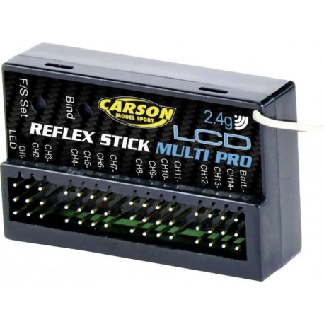 CARSON récepteur Reflex Stick Multi Pro LCD 2.4