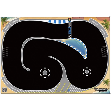Turbo Racing Piste Spéciale Drift (63x90 cm)