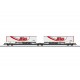 Märklin 47472 Double wagon-poche Sdggmrss - Voie H0
