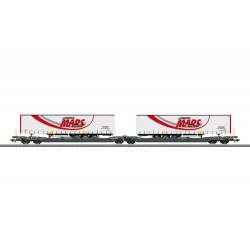 Märklin 47472 Double wagon-poche Sdggmrss - Voie H0