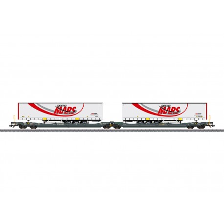 Märklin 47472 Double wagon-poche Sdggmrss - Voie H0