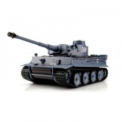 Torro Tiger I gris BB+IR 1:16 RC Tank 2.4GHz RTR