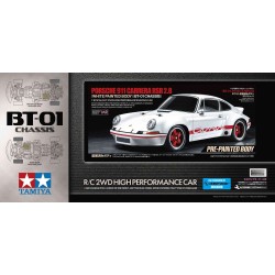 Tamiya BT-01 Porsche 911 Carrera RSR 2.8 Blanche KIT 47507