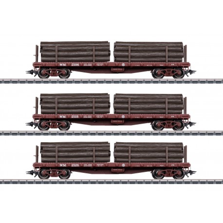 Märklin 45600 Coffret de wagons plats US - Voie H0