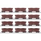 Märklin 46670 Set de wagons à déchargement automatique Falns 182 - Voie HO