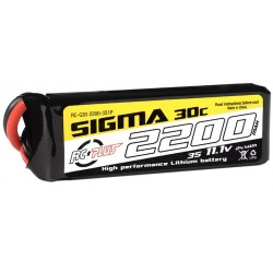 RC Plus - Li-Po Batterypack - Sigma 30C - 2200 mAh - 3S1P - 11.1V - XT-60