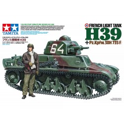 TAMIYA 35389 1/35 FRENCH LIGHT TANK H39 PZ.KPFW.38H 735(F)