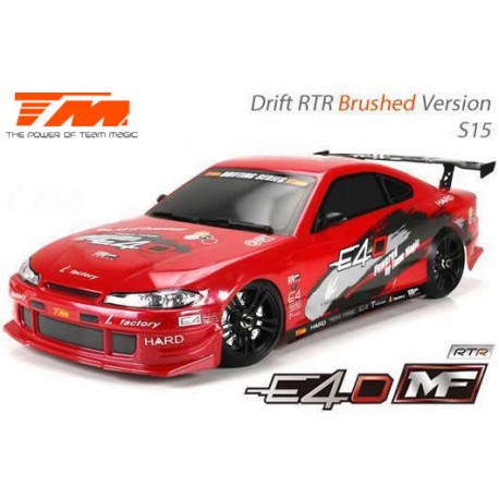 Team Magic TM503017-S15 E4D-MF - S15 4WD Drift 1:10 RTR