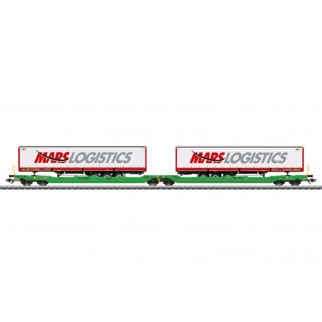 Märklin 47473 Double wagon-poche Sdggmrss - Voie H0
